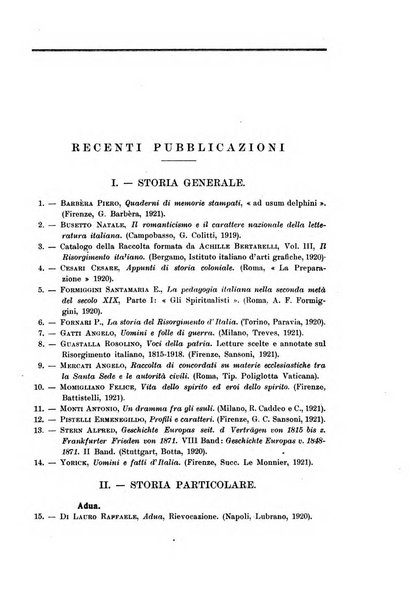 Rassegna storica del Risorgimento organo della Società nazionale per la storia del Risorgimento italiano