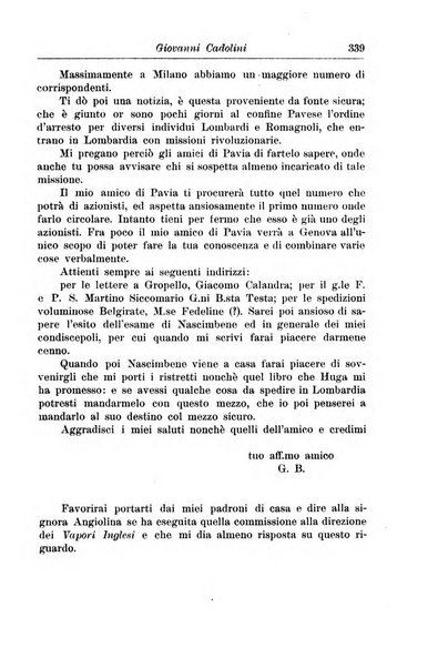 Rassegna storica del Risorgimento organo della Società nazionale per la storia del Risorgimento italiano