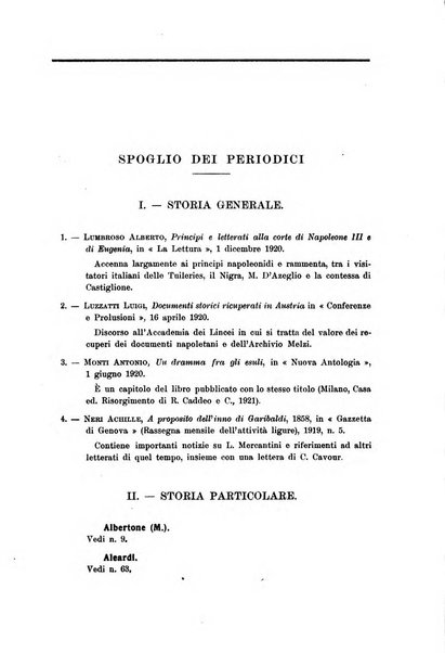 Rassegna storica del Risorgimento organo della Società nazionale per la storia del Risorgimento italiano