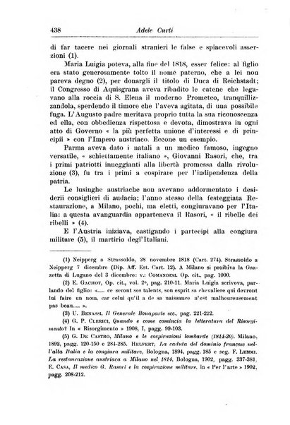 Rassegna storica del Risorgimento organo della Società nazionale per la storia del Risorgimento italiano