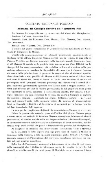 Rassegna storica del Risorgimento organo della Società nazionale per la storia del Risorgimento italiano