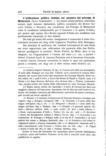 Rassegna storica del Risorgimento organo della Società nazionale per la storia del Risorgimento italiano