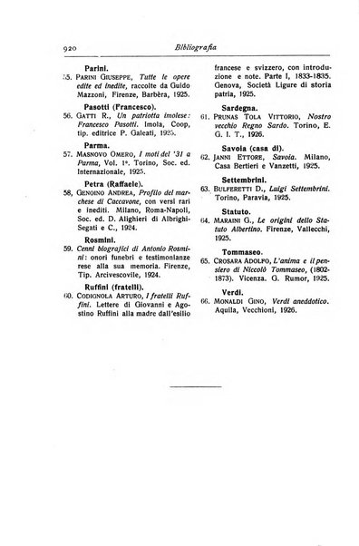 Rassegna storica del Risorgimento organo della Società nazionale per la storia del Risorgimento italiano