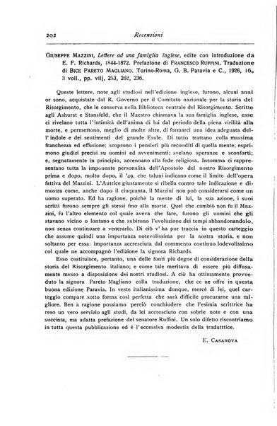 Rassegna storica del Risorgimento organo della Società nazionale per la storia del Risorgimento italiano