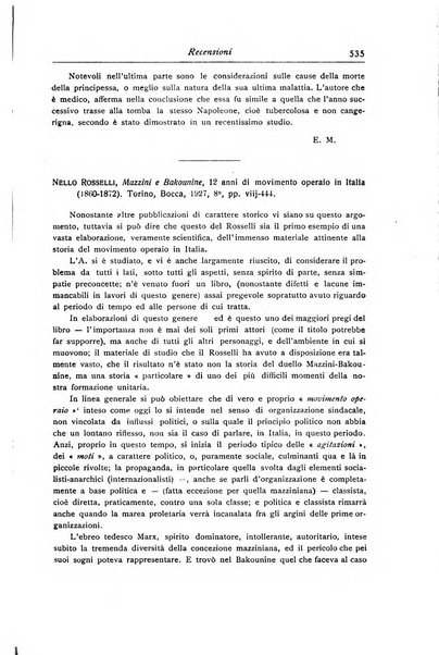 Rassegna storica del Risorgimento organo della Società nazionale per la storia del Risorgimento italiano