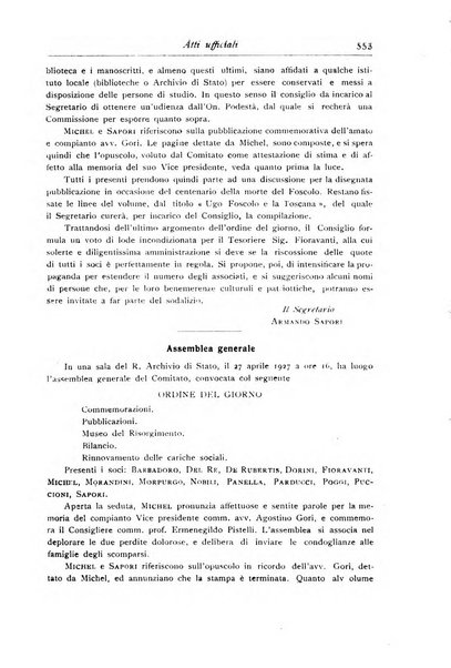 Rassegna storica del Risorgimento organo della Società nazionale per la storia del Risorgimento italiano