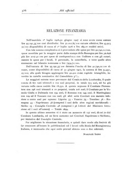 Rassegna storica del Risorgimento organo della Società nazionale per la storia del Risorgimento italiano