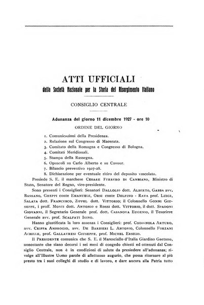 Rassegna storica del Risorgimento organo della Società nazionale per la storia del Risorgimento italiano