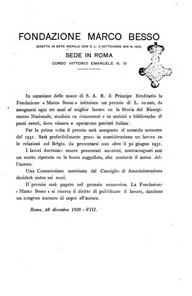 Rassegna storica del Risorgimento organo della Società nazionale per la storia del Risorgimento italiano