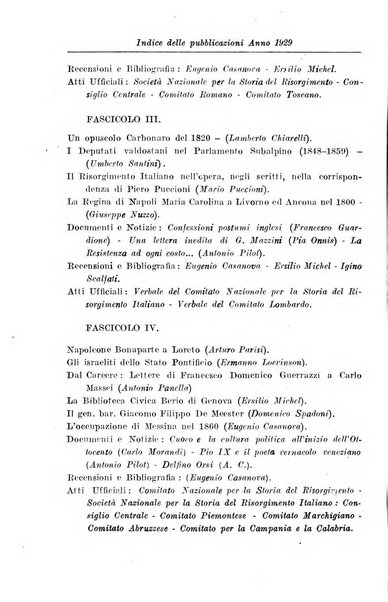 Rassegna storica del Risorgimento organo della Società nazionale per la storia del Risorgimento italiano