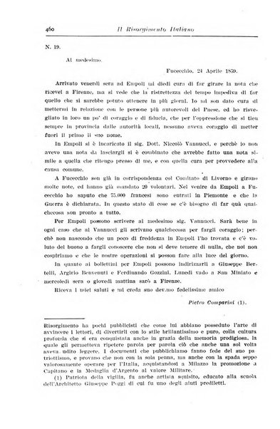 Rassegna storica del Risorgimento organo della Società nazionale per la storia del Risorgimento italiano