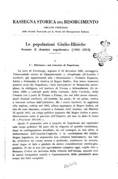 Rassegna storica del Risorgimento organo della Società nazionale per la storia del Risorgimento italiano