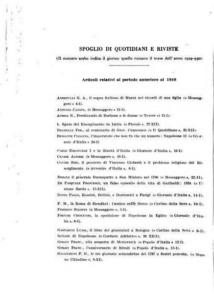 Rassegna storica del Risorgimento organo della Società nazionale per la storia del Risorgimento italiano