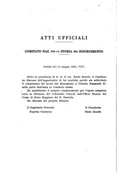 Rassegna storica del Risorgimento organo della Società nazionale per la storia del Risorgimento italiano