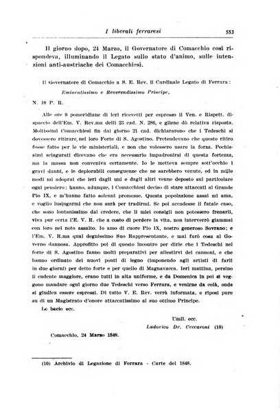 Rassegna storica del Risorgimento organo della Società nazionale per la storia del Risorgimento italiano