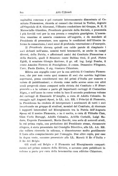 Rassegna storica del Risorgimento organo della Società nazionale per la storia del Risorgimento italiano