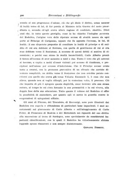 Rassegna storica del Risorgimento organo della Società nazionale per la storia del Risorgimento italiano