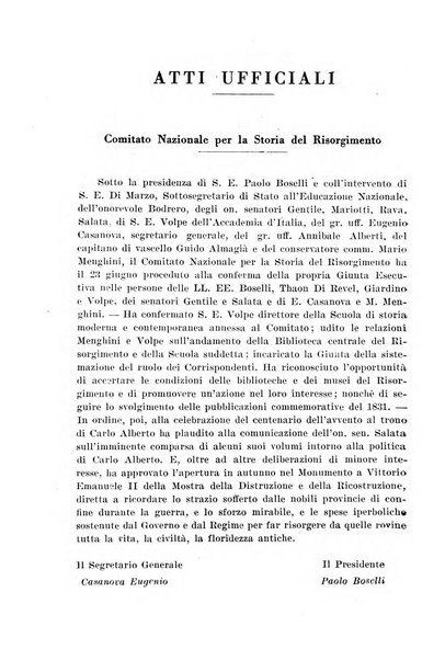 Rassegna storica del Risorgimento organo della Società nazionale per la storia del Risorgimento italiano