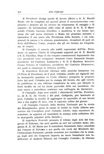 Rassegna storica del Risorgimento organo della Società nazionale per la storia del Risorgimento italiano