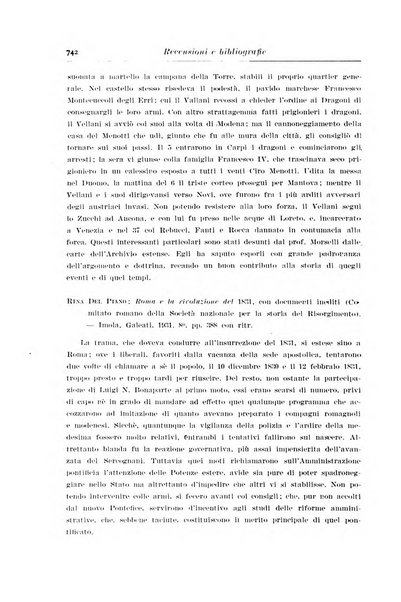 Rassegna storica del Risorgimento organo della Società nazionale per la storia del Risorgimento italiano