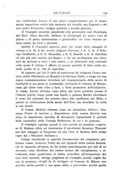 Rassegna storica del Risorgimento organo della Società nazionale per la storia del Risorgimento italiano