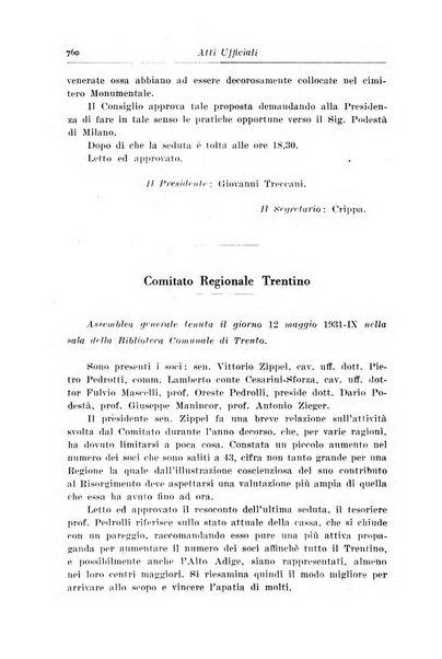 Rassegna storica del Risorgimento organo della Società nazionale per la storia del Risorgimento italiano