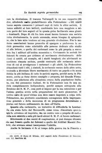 Rassegna storica del Risorgimento organo della Società nazionale per la storia del Risorgimento italiano