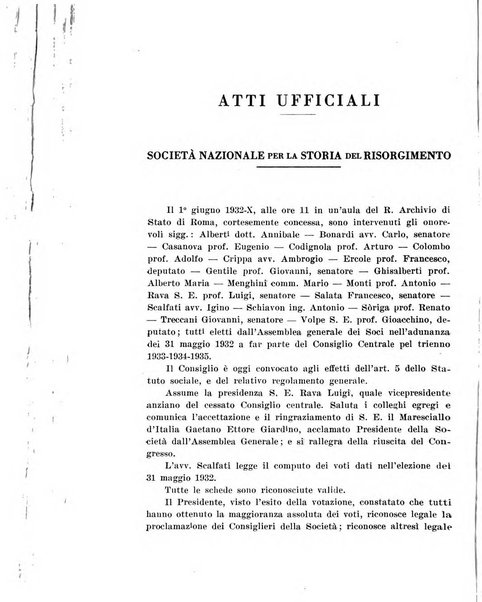 Rassegna storica del Risorgimento organo della Società nazionale per la storia del Risorgimento italiano