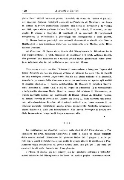 Rassegna storica del Risorgimento organo della Società nazionale per la storia del Risorgimento italiano