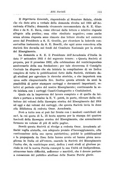 Rassegna storica del Risorgimento organo della Società nazionale per la storia del Risorgimento italiano