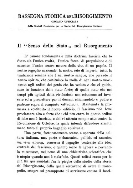 Rassegna storica del Risorgimento organo della Società nazionale per la storia del Risorgimento italiano