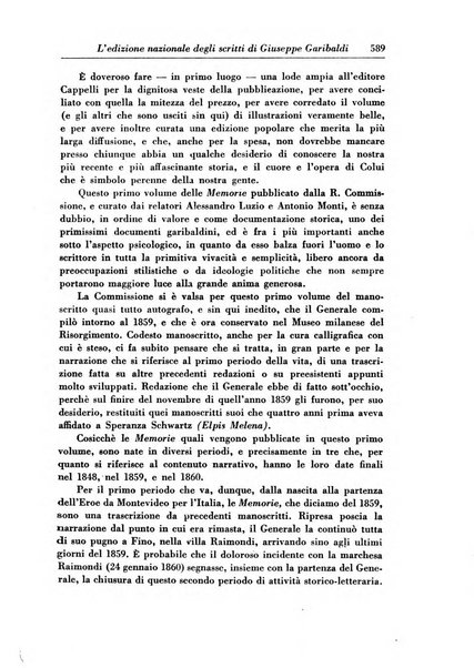 Rassegna storica del Risorgimento organo della Società nazionale per la storia del Risorgimento italiano