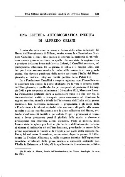 Rassegna storica del Risorgimento organo della Società nazionale per la storia del Risorgimento italiano