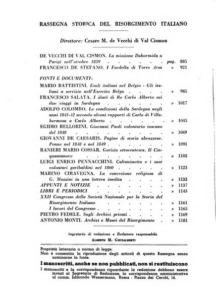 Rassegna storica del Risorgimento organo della Società nazionale per la storia del Risorgimento italiano