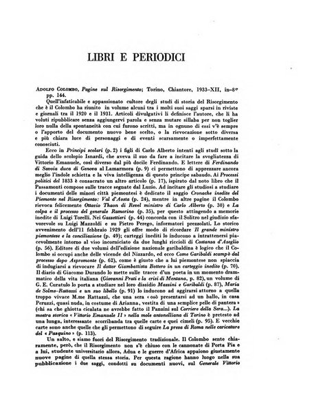 Rassegna storica del Risorgimento organo della Società nazionale per la storia del Risorgimento italiano