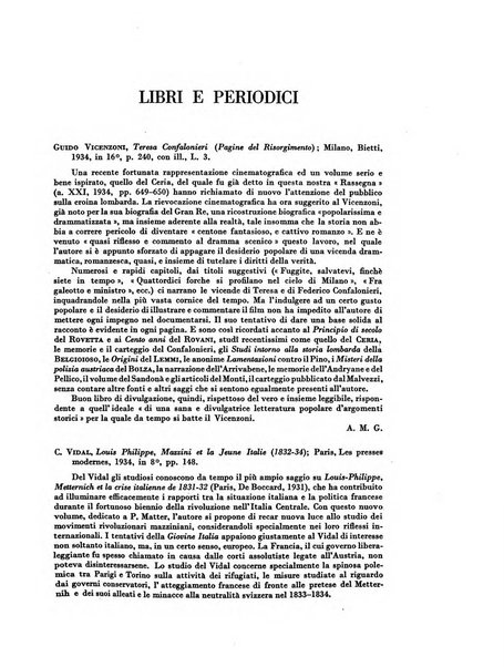 Rassegna storica del Risorgimento organo della Società nazionale per la storia del Risorgimento italiano