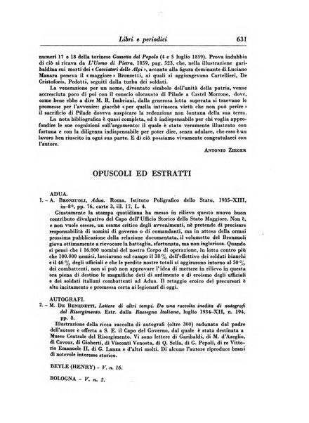 Rassegna storica del Risorgimento organo della Società nazionale per la storia del Risorgimento italiano