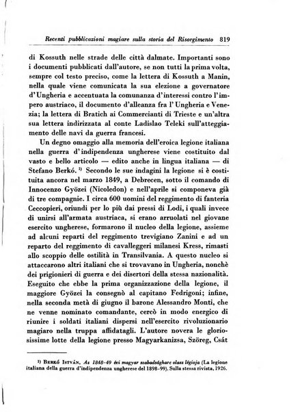 Rassegna storica del Risorgimento organo della Società nazionale per la storia del Risorgimento italiano