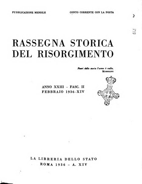 Rassegna storica del Risorgimento organo della Società nazionale per la storia del Risorgimento italiano