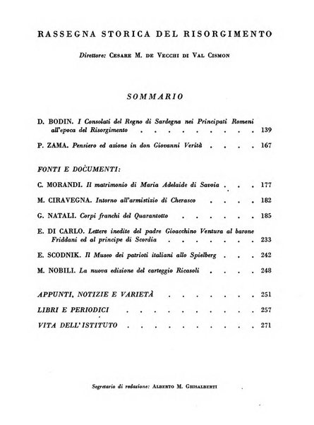 Rassegna storica del Risorgimento organo della Società nazionale per la storia del Risorgimento italiano