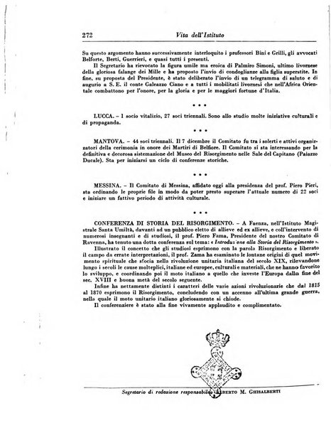 Rassegna storica del Risorgimento organo della Società nazionale per la storia del Risorgimento italiano