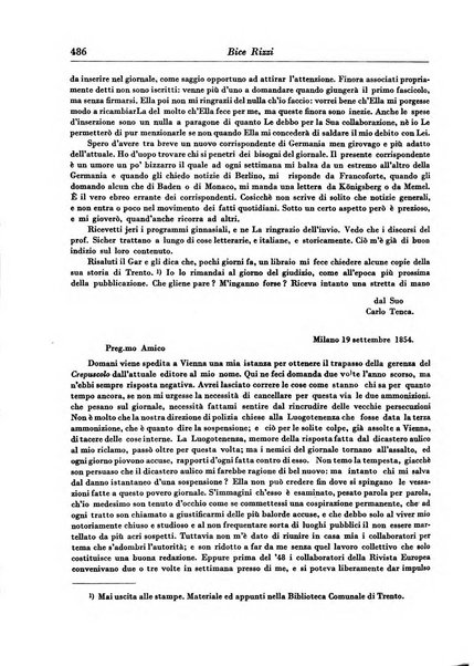 Rassegna storica del Risorgimento organo della Società nazionale per la storia del Risorgimento italiano