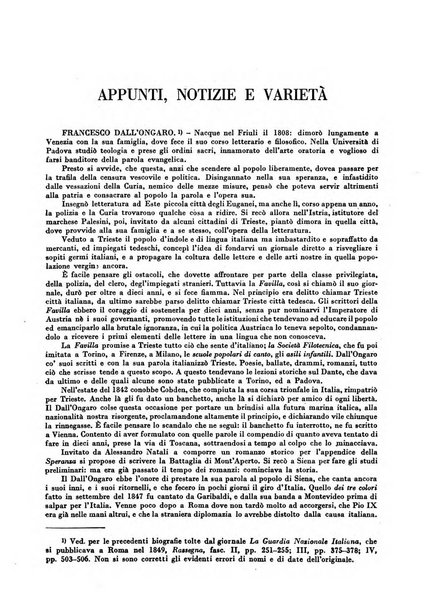 Rassegna storica del Risorgimento organo della Società nazionale per la storia del Risorgimento italiano