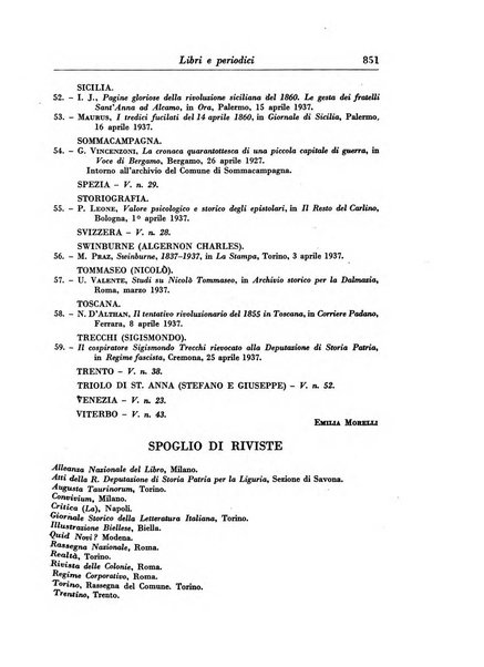 Rassegna storica del Risorgimento organo della Società nazionale per la storia del Risorgimento italiano