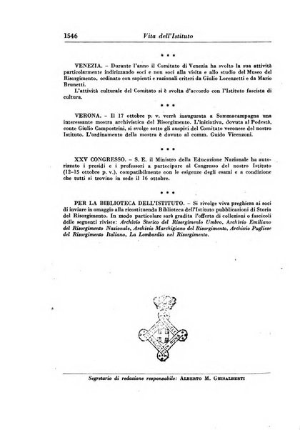 Rassegna storica del Risorgimento organo della Società nazionale per la storia del Risorgimento italiano