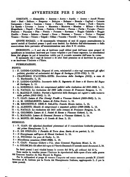 Rassegna storica del Risorgimento organo della Società nazionale per la storia del Risorgimento italiano