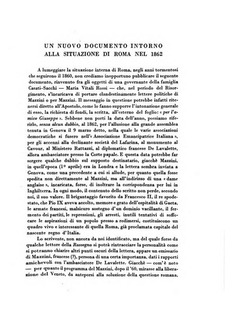 Rassegna storica del Risorgimento organo della Società nazionale per la storia del Risorgimento italiano