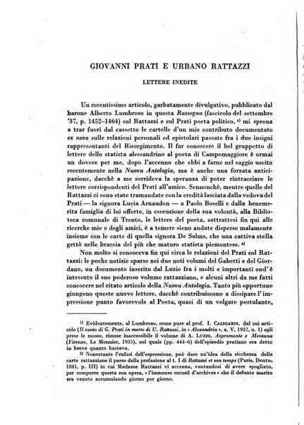 Rassegna storica del Risorgimento organo della Società nazionale per la storia del Risorgimento italiano