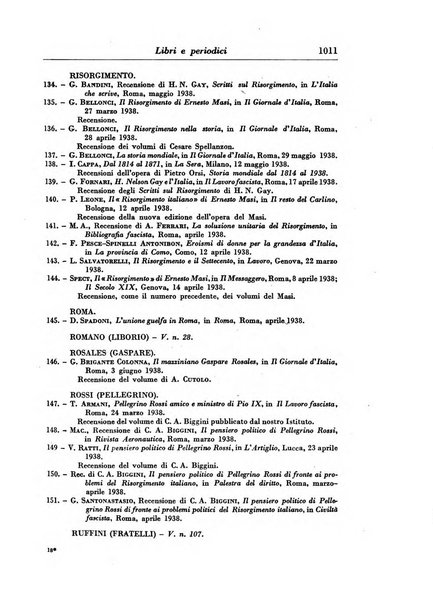 Rassegna storica del Risorgimento organo della Società nazionale per la storia del Risorgimento italiano