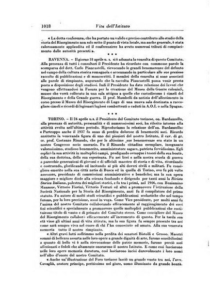 Rassegna storica del Risorgimento organo della Società nazionale per la storia del Risorgimento italiano